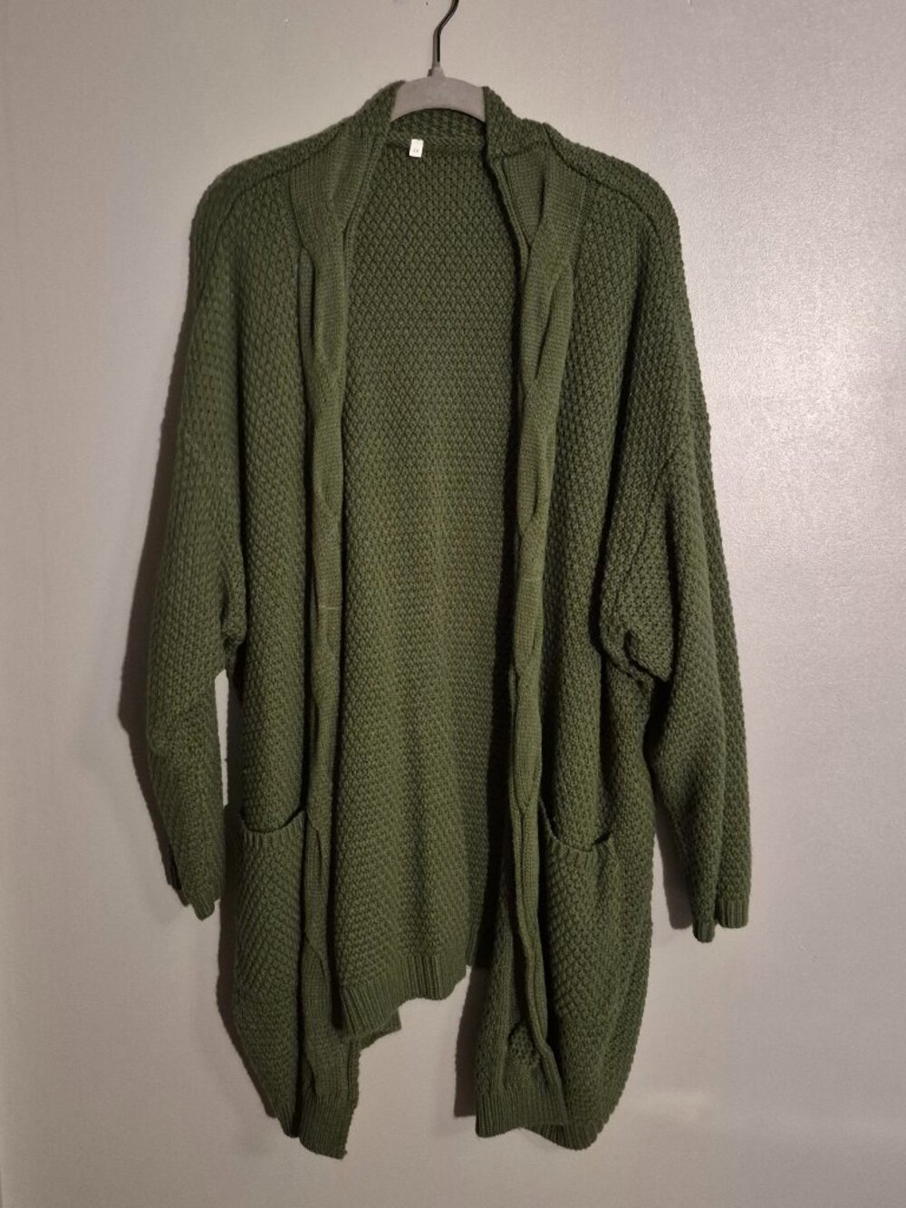 Green Knit Cardigan
